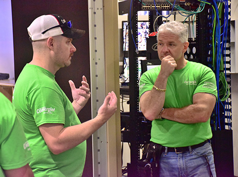 Men planning security