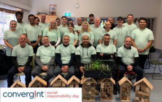 Convergint Australia New Zealand colleagues at CSRD 2022