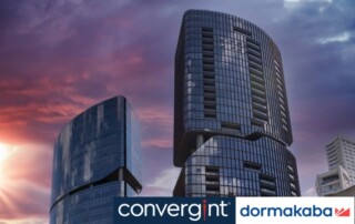 modern financial center with trendy shopping malls, banks, offices, financial institutions and restaurants