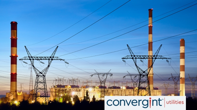 coal power plant dusk