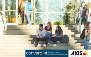 students at university campus