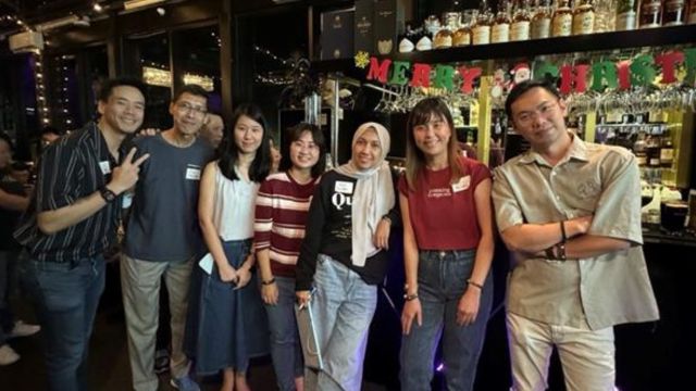 Convergint Singapore fun and laughter Christmas celebrations